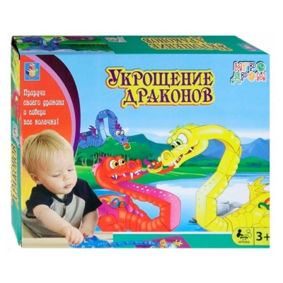 Настольная игра Игродром Укрощение драконов 1Toy Т13553